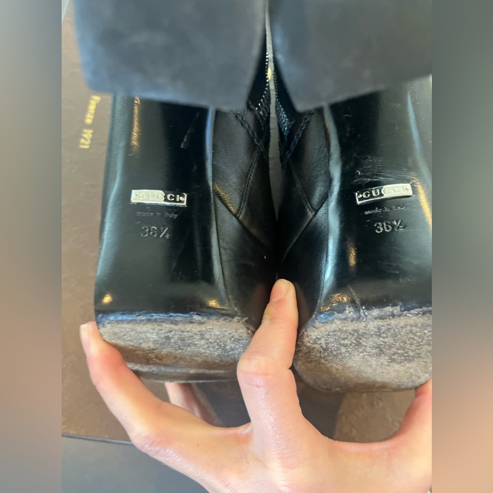 Gucci // Claudie Runway Platform Bootie // Size 3… - image 8